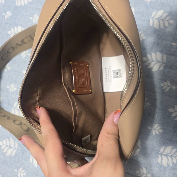 COACH Jamie Camera Bag In Signature Canvas With Stripe - Picture 4 of 6